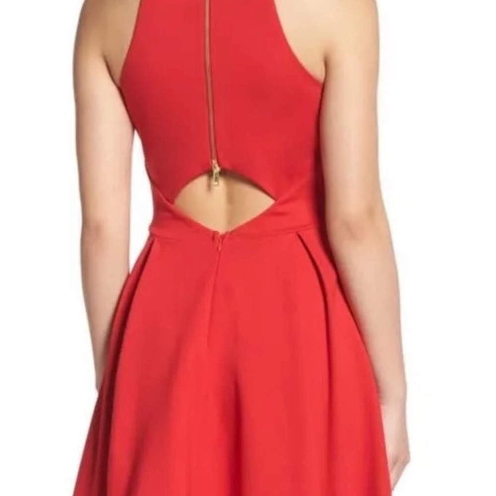 Felicity & Coco Vibrant Red Mini Dress NWT - Picture 3 of 3